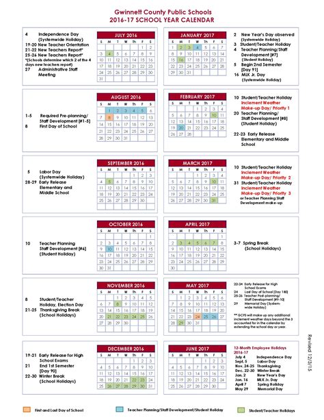 Gwinnett County 2022 23 Calendar